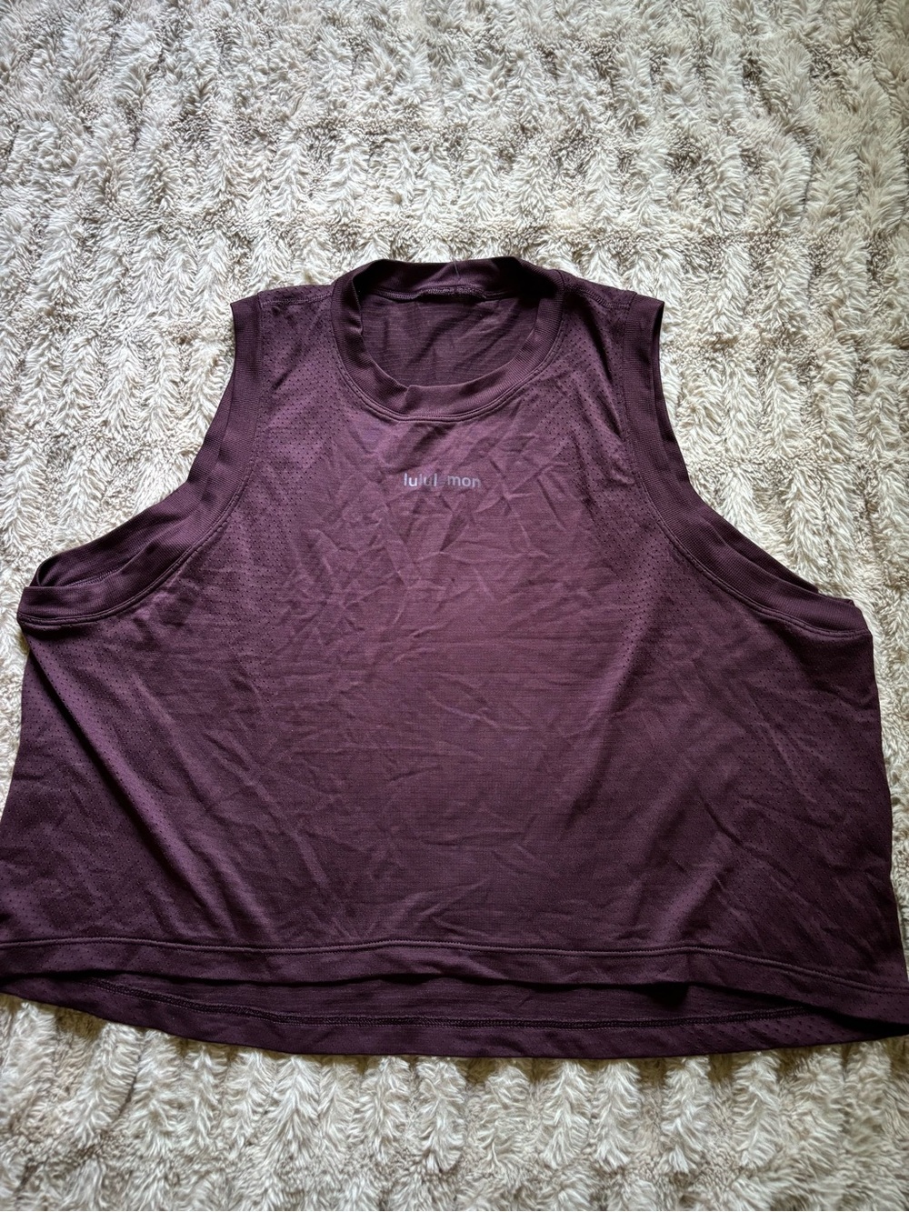 lululemon athletica Deep Plum Muscle Tank